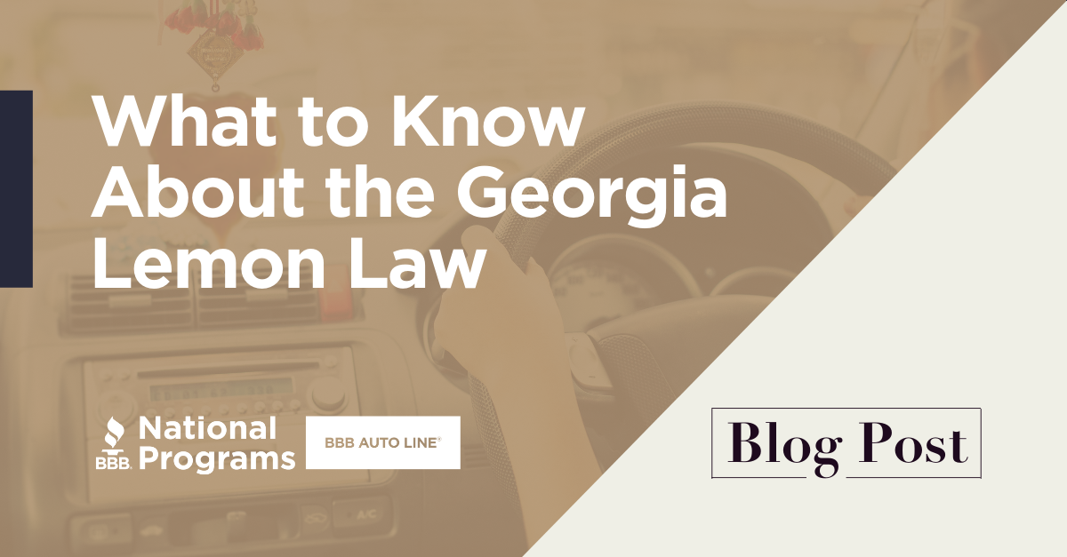 What to Know About the Lemon Law
